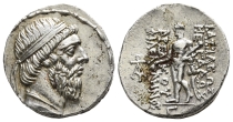 Kings of Parthia, Mithradates I AR Tetradrachm. Kings of Parthia, Mithradates I AR Tetradrachm.