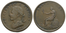 Ireland. Wellington, Edward Bewley CU Penny Token. Ireland. Wellington, Edward Bewley CU Penny Token.