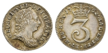 Great Britain. Hanover, George III AR Threepence. Great Britain. Hanover, George III AR Threepence.