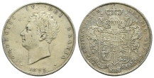 Great Britain. Hanover, George IV AR Halfcrown. Great Britain. Hanover, George IV AR Halfcrown.