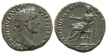 Antoninus Pius AE Sestertius. Antoninus Pius AE Sestertius.