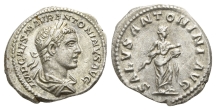 Elagabalus AR Denarius. Elagabalus AR Denarius.