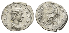 Julia Paula, Augusta AR Denarius. Julia Paula, Augusta AR Denarius.