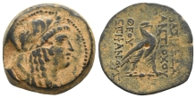 Seleukid Empire, Antiochos IV Epiphanes AE 27mm. Seleukid Empire, Antiochos IV Epiphanes AE 27mm.