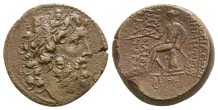 Seleukid Empire, Demetrios II Nikator AE 24mm. Seleukid Empire, Demetrios II Nikator AE 24mm.
