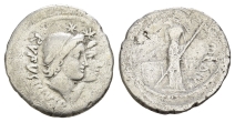 Mn. Cordius Rufus AR Denarius. Mn. Cordius Rufus AR Denarius.