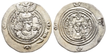 Sasanian Kingdom, Husrav (Khosrau) II AR Drachm. Sasanian Kingdom, Husrav (Khosrau) II AR Drachm.
