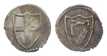 Great Britain, Commonwealth of England AR Halfpenny. Great Britain, Commonwealth of England AR Halfpenny.