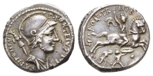 P. Fonteius P. f. Capito AR Denarius. P. Fonteius P. f. Capito AR Denarius.