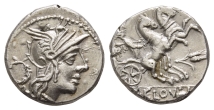 T. Cloelius AR Denarius. T. Cloelius AR Denarius.