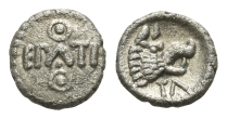 Celtic Britannia. Atrebates and Regni, Epaticcus AR Minim. Celtic Britannia. Atrebates and Regni, Epaticcus AR Minim.