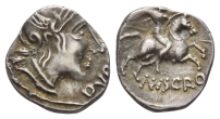 Celtic Southern Gaul. Allobroges AR Quinarius. Celtic Southern Gaul. Allobroges AR Quinarius.