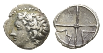 Gaul, Massalia AR Obol. Gaul, Massalia AR Obol.