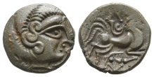Celtic Northeast Gaul. Coriosolites BI Stater. Celtic Northeast Gaul. Coriosolites BI Stater.