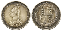 Great Britain. Hanover, Victoria AR Shilling. Great Britain. Hanover, Victoria AR Shilling.