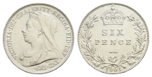 Great Britain. Hanover, Victoria AR Sixpence. Great Britain. Hanover, Victoria AR Sixpence.