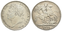 Great Britain. Hanover, George IV AR Crown. Great Britain. Hanover, George IV AR Crown.