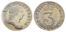 Great Britain. Hanover, George III AR Threepence. Great Britain. Hanover, George III AR Threepence.