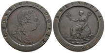 Great Britain. Hanover, George III CU Twopence. Great Britain. Hanover, George III CU Twopence.