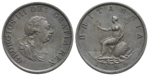 Great Britain. Hanover, George III CU Halfpenny. Great Britain. Hanover, George III CU Halfpenny.