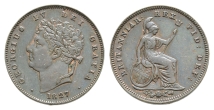 Great Britain. Hanover, George IV CU Third-Farthing. Great Britain. Hanover, George IV CU Third-Farthing.