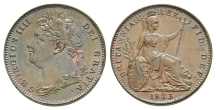 Great Britain. Hanover, George IV CU Farthing. Great Britain. Hanover, George IV CU Farthing.