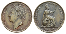 Great Britain. Hanover, George IV CU Farthing. Great Britain. Hanover, George IV CU Farthing.