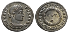 Crispus, as Caesar BI Nummus. Crispus, as Caesar BI Nummus.