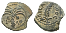 Judaea. Procurators, Marcus Ambibulus AE Prutah. Judaea. Procurators, Marcus Ambibulus AE Prutah.