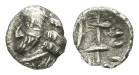 Kingdom of Persis. Vahsir (Oxathres) AR Obol. Kingdom of Persis. Vahsir (Oxathres) AR Obol.