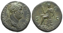 Hadrian AE Sestertius. Hadrian AE Sestertius.