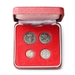 Great Britain. Saxe-Coburg-Gotha, Edward VII AR Maundy Money Set. Great Britain. Saxe-Coburg-Gotha, Edward VII AR Maundy Money Set.