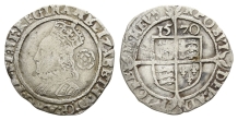 England. Tudor, Elizabeth I AR Threepence. England. Tudor, Elizabeth I AR Threepence.