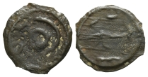 Celtic Britannia. Cantiaci Rounded Bull Cast Potin. Celtic Britannia. Cantiaci Rounded Bull Cast Potin.