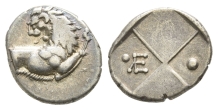 Thrace, Chersonesos AR Hemidrachm. Thrace, Chersonesos AR Hemidrachm.
