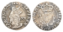 Scotland. Charles I AR Twenty Pence. Scotland. Charles I AR Twenty Pence.