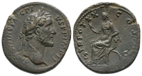 Antoninus Pius AE Sestertius. Antoninus Pius AE Sestertius.