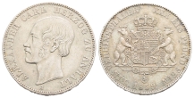 German States. Duchy of Anhalt-Bernburg, Alexander Karl AR Vereinsthaler. German States. Duchy of Anhalt-Bernburg, Alexander Karl AR Vereinsthaler.