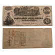 Confederate States of America, One Hundred Dollars T39. Confederate States of America, One Hundred Dollars T39.