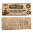 Confederate States of America, One Hundred Dollars T40. Confederate States of America, One Hundred Dollars T40.