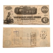 Confederate States of America, One Hundred Dollars T40. Confederate States of America, One Hundred Dollars T40.