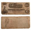 Confederate States of America, One Hundred Dollars T40. Confederate States of America, One Hundred Dollars T40.