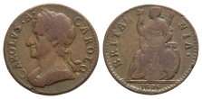 Great Britain. Stuart, Charles II CU Farthing. Great Britain. Stuart, Charles II CU Farthing.
