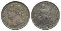 Great Britain. Hanover, George IV CU Farthing. Great Britain. Hanover, George IV CU Farthing.