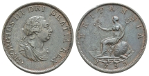 Great Britain. Hanover, George III CU Halfpenny. Great Britain. Hanover, George III CU Halfpenny.
