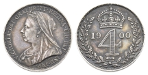 Great Britain. Hanover, Victoria AR Fourpence. Great Britain. Hanover, Victoria AR Fourpence.