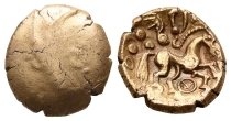 Celtic Britannia. Eastern North Thames Region AV Stater. Celtic Britannia. Eastern North Thames Region AV Stater.