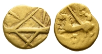 Celtic Northeast Gaul. Nervii AV Quarter Stater. Celtic Northeast Gaul. Nervii AV Quarter Stater.