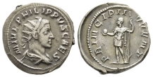 Philip II, as Caesar AR Antoninianus. Philip II, as Caesar AR Antoninianus.