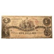 Confederate States of America, Five Dollars T36. Confederate States of America, Five Dollars T36.